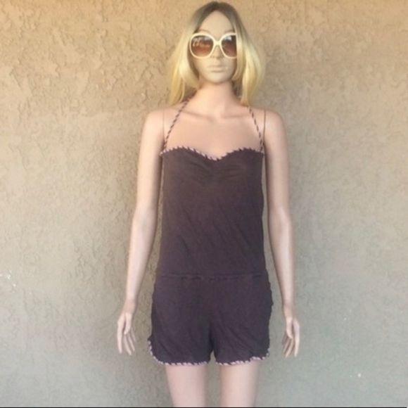 Stella McCartney Boat Neck Halter Romper - Picture 1 of 10